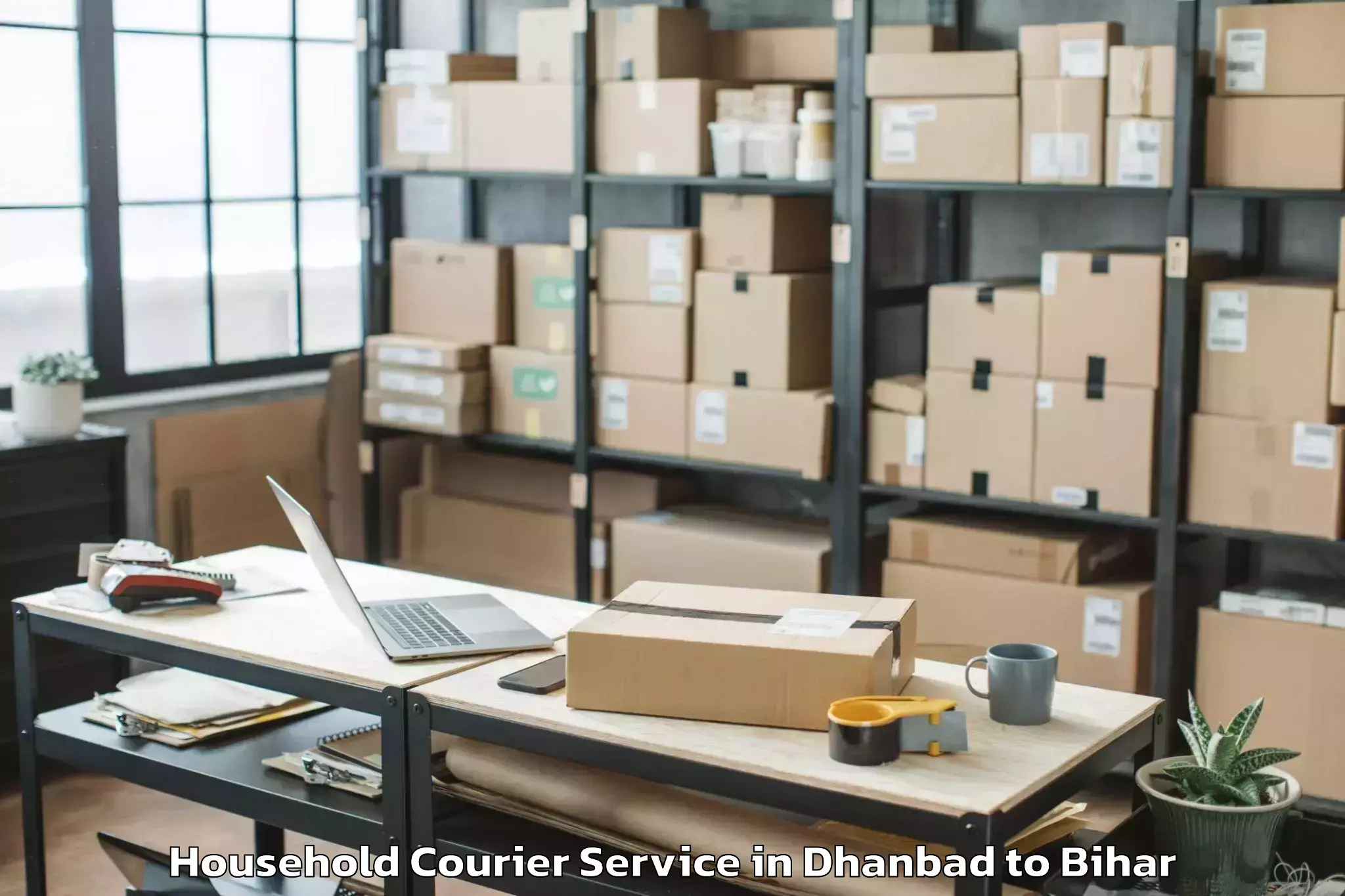 Book Dhanbad to Parwalpur Household Courier